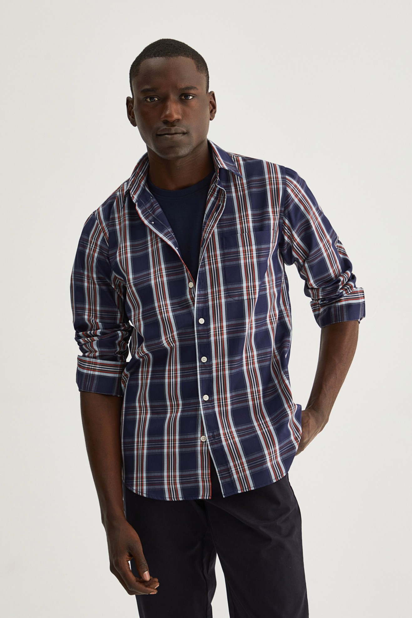 Camisa xadrez regular fit