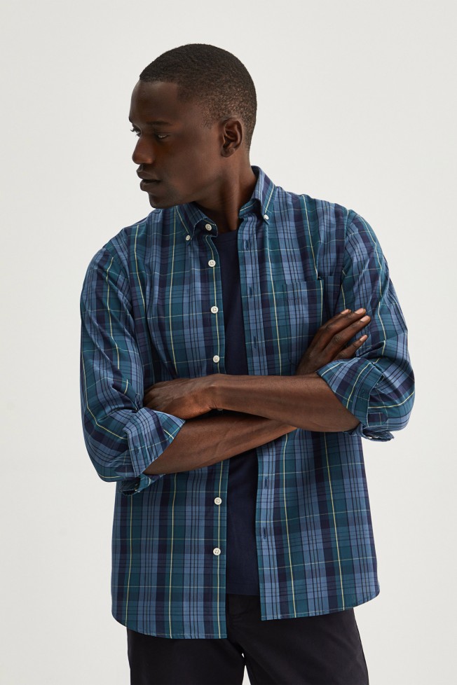 Camisa xadrez regular fit