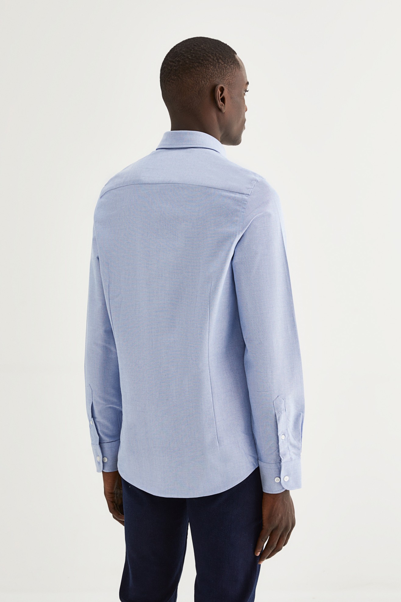 Camisa oxford slim fit