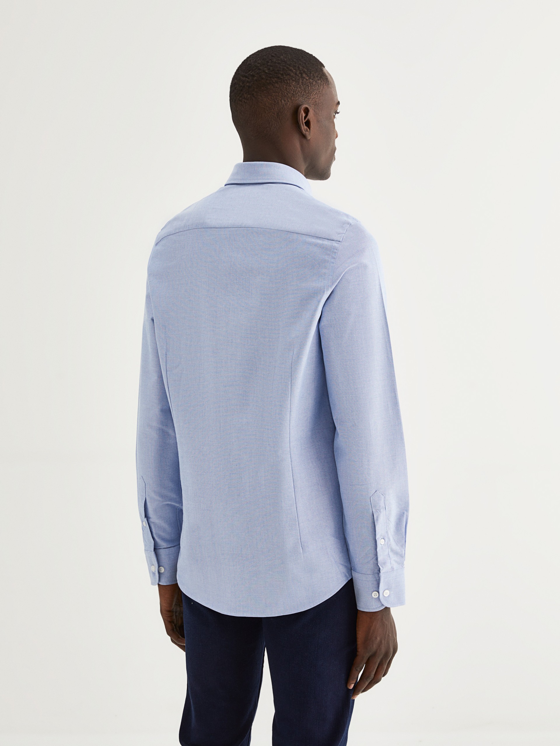 Camisa oxford slim fit