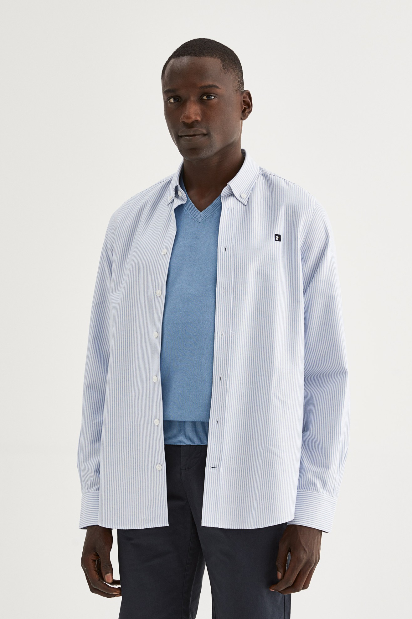 Camisa oxford slim fit