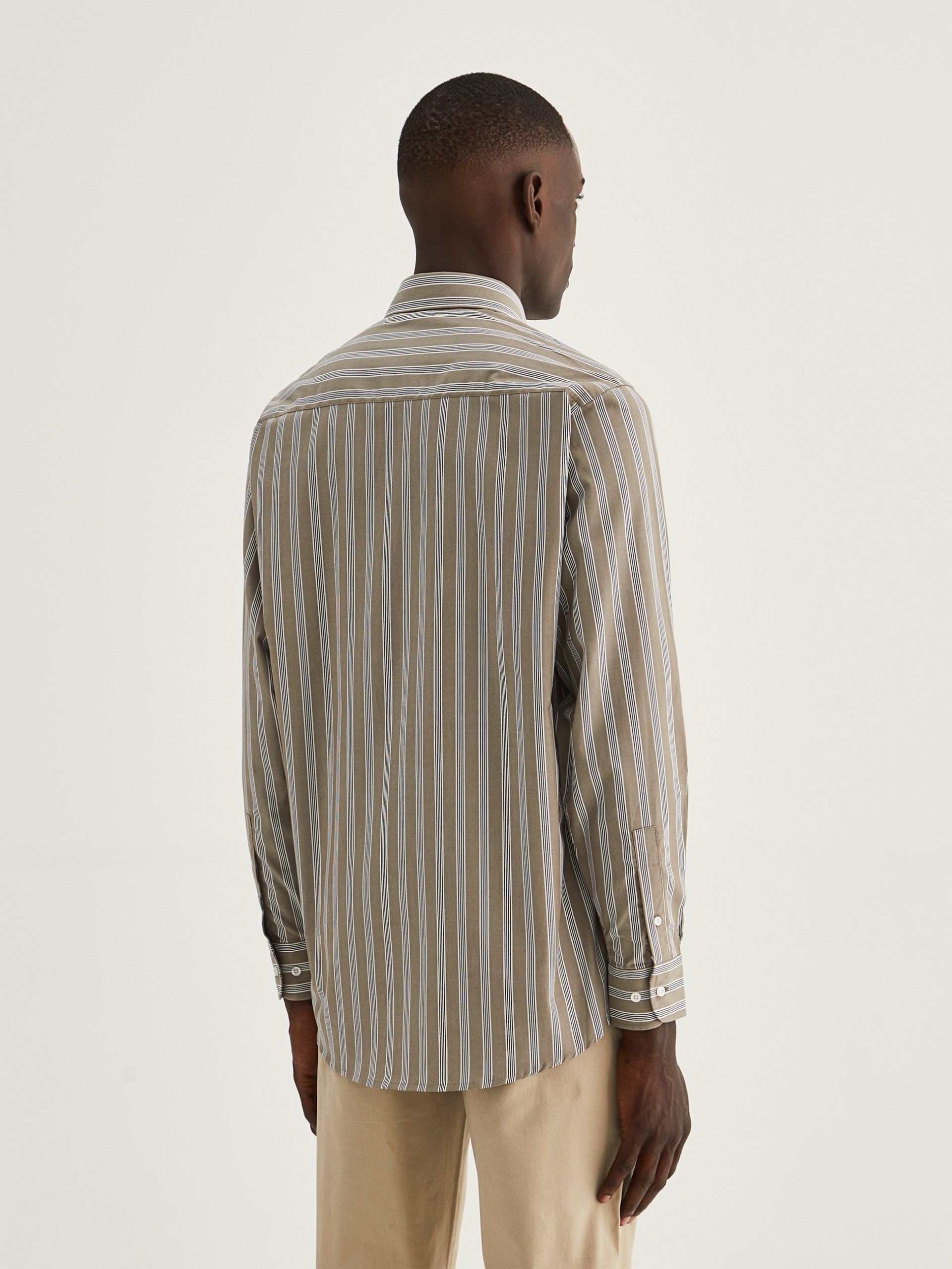 Camisa a rayas regular fit