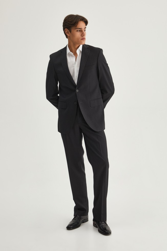 Traje rayas regular fit