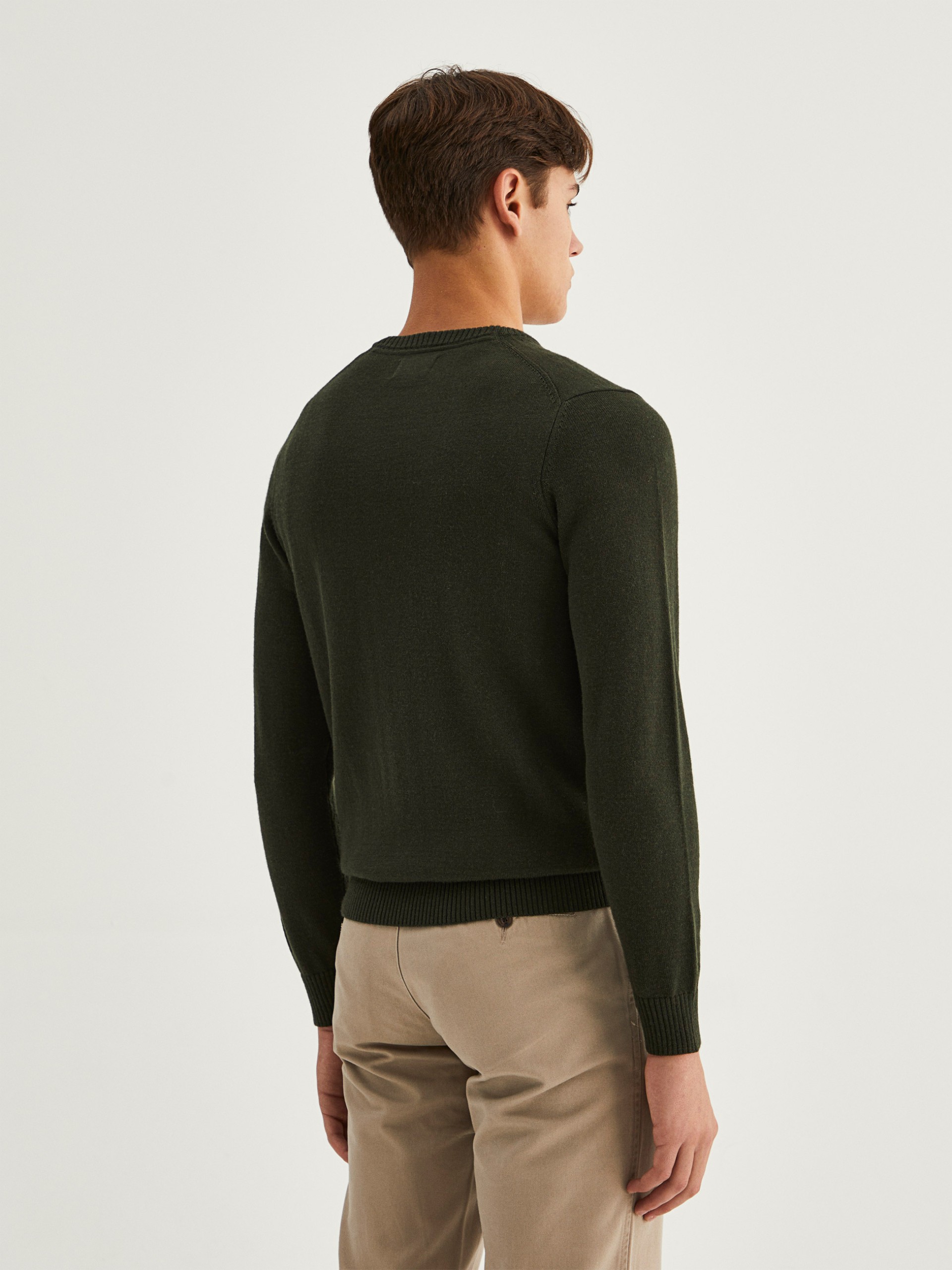 Jersey con cuello de pico