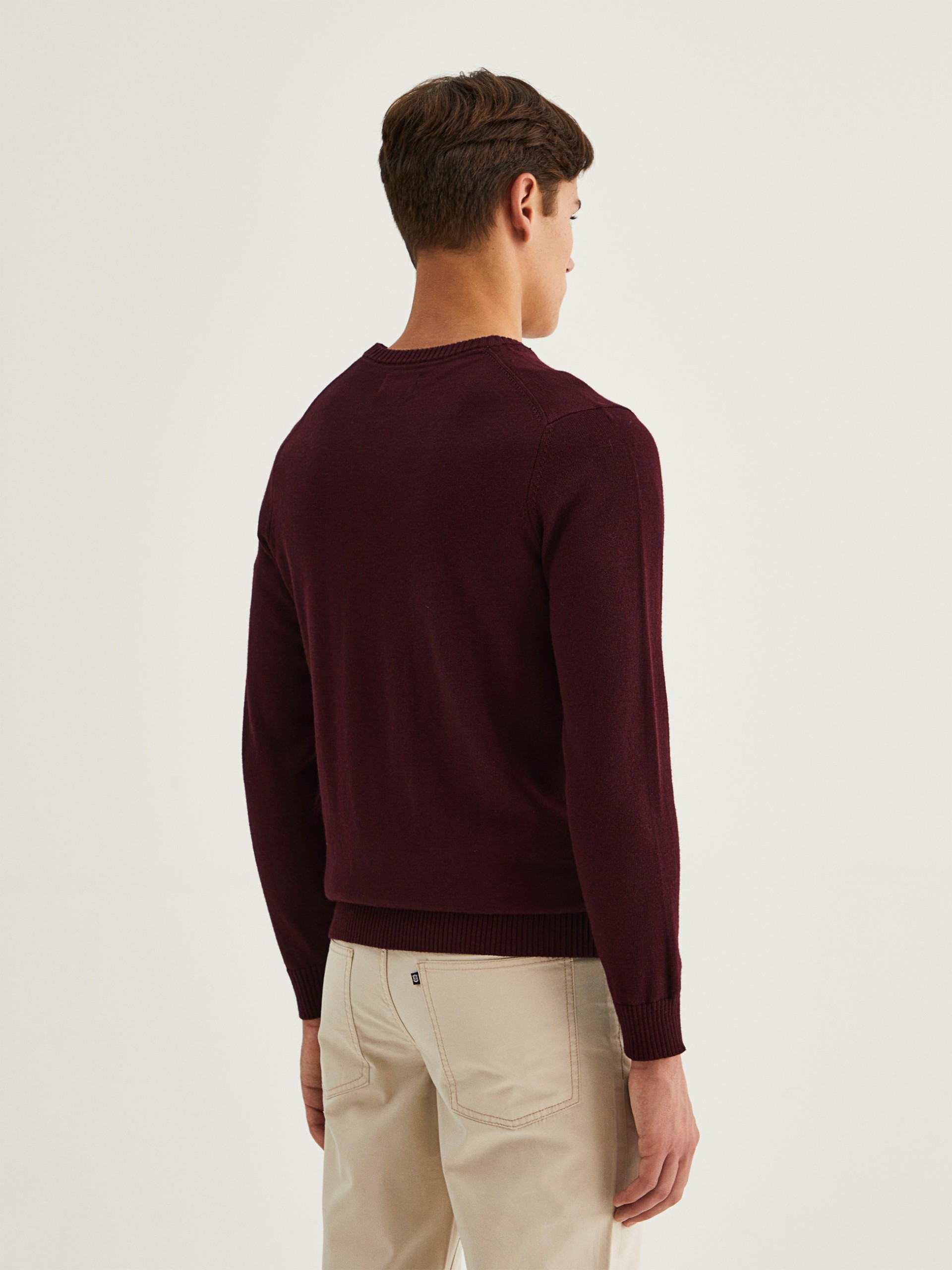 Jersey con cuello de pico