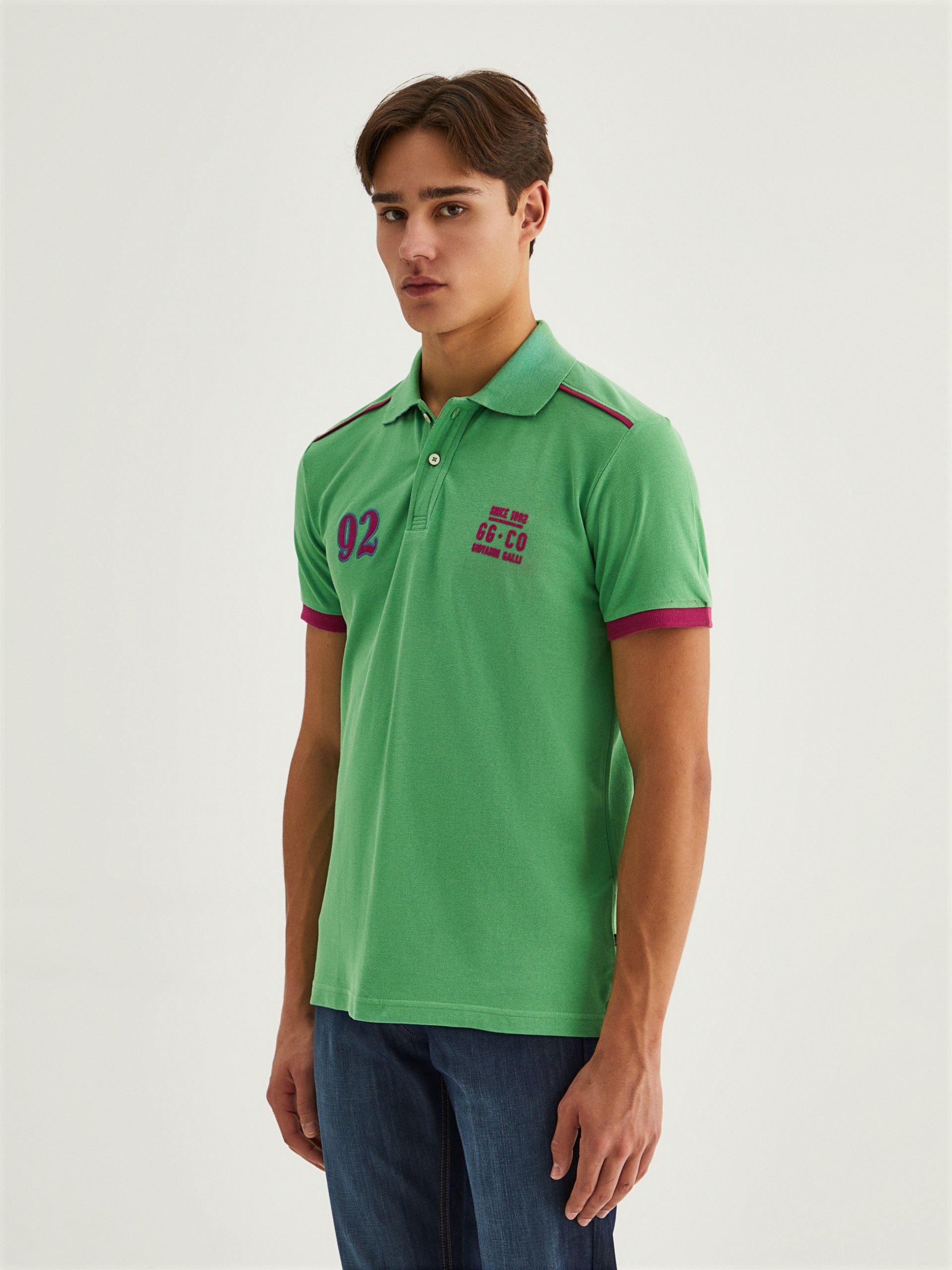 Polo de piqué de manga corta