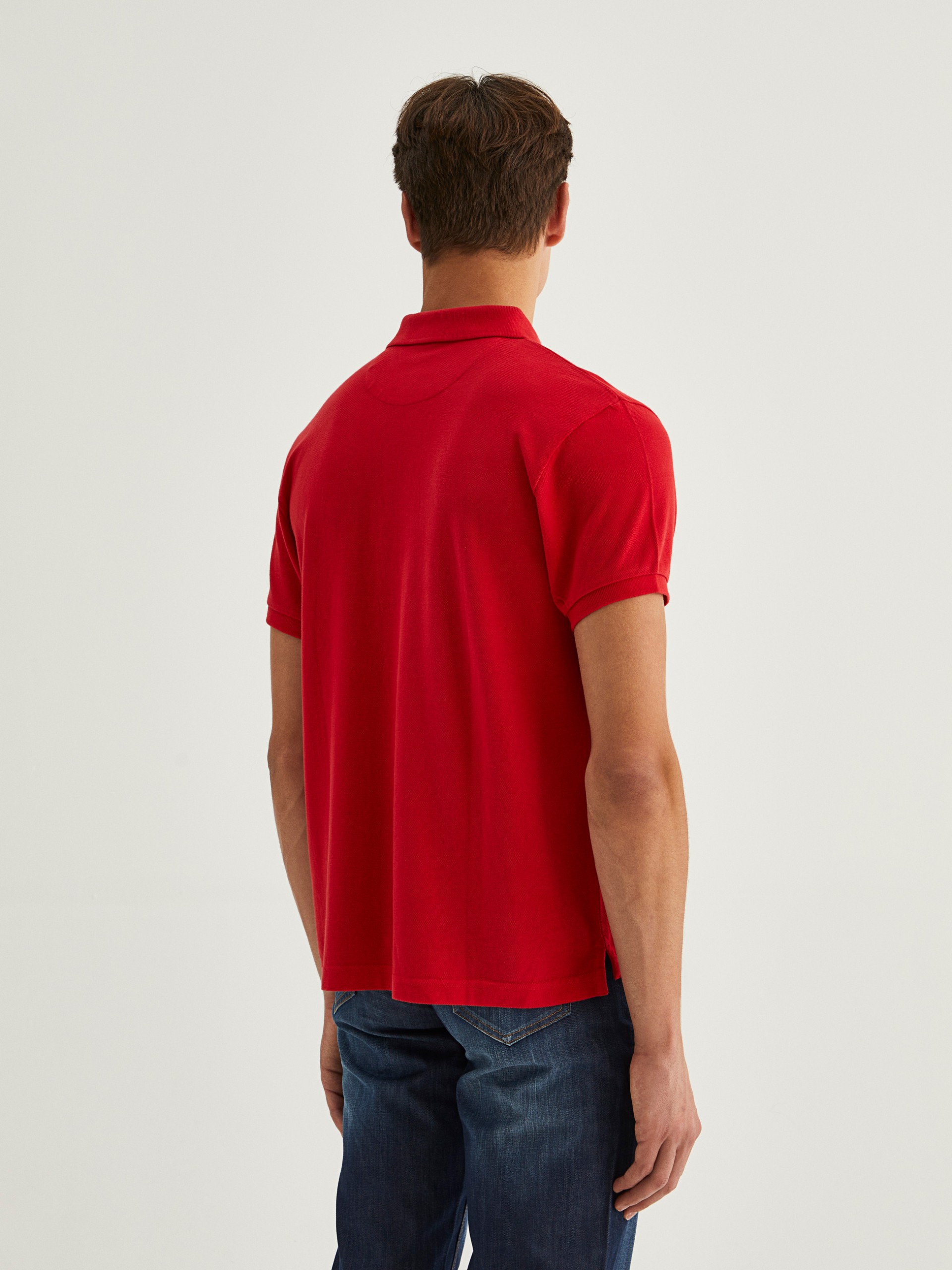 Polo de piqué de manga corta