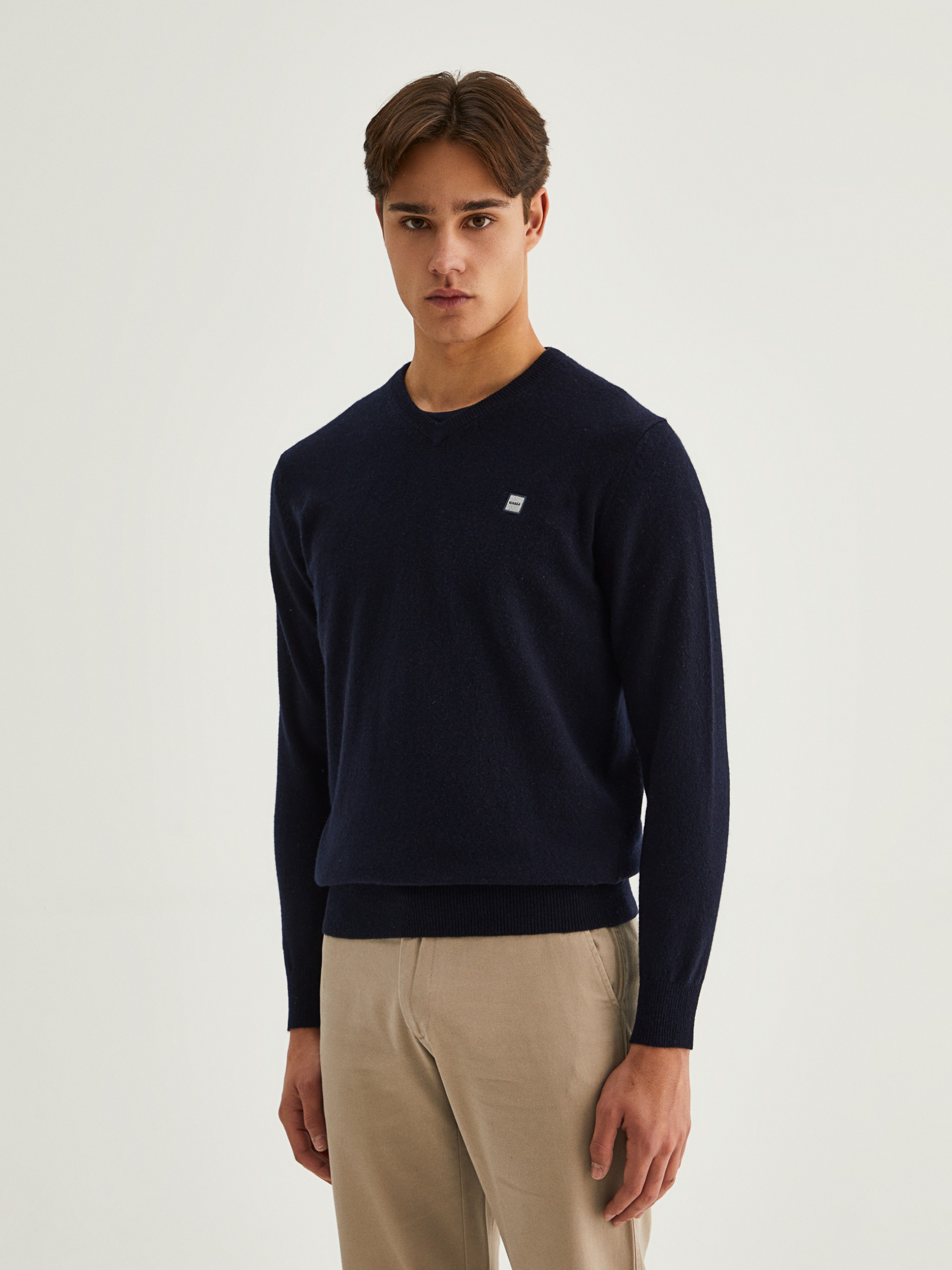 Jersey con cuello de pico