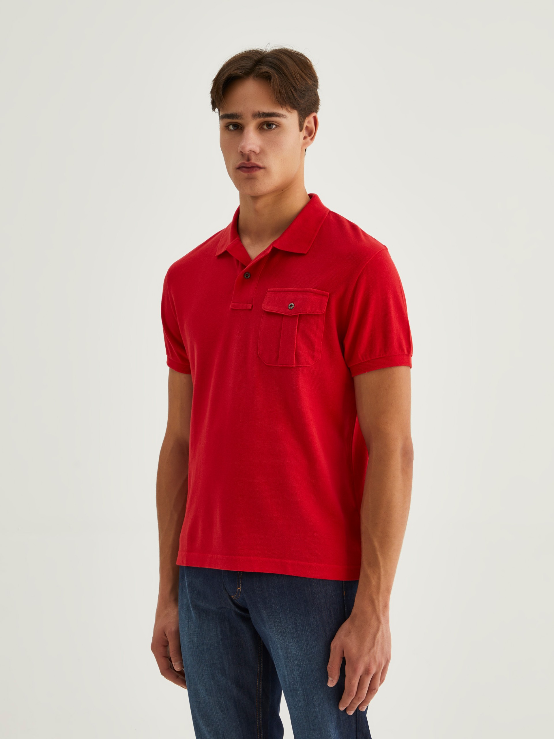 Polo de piqué de manga corta