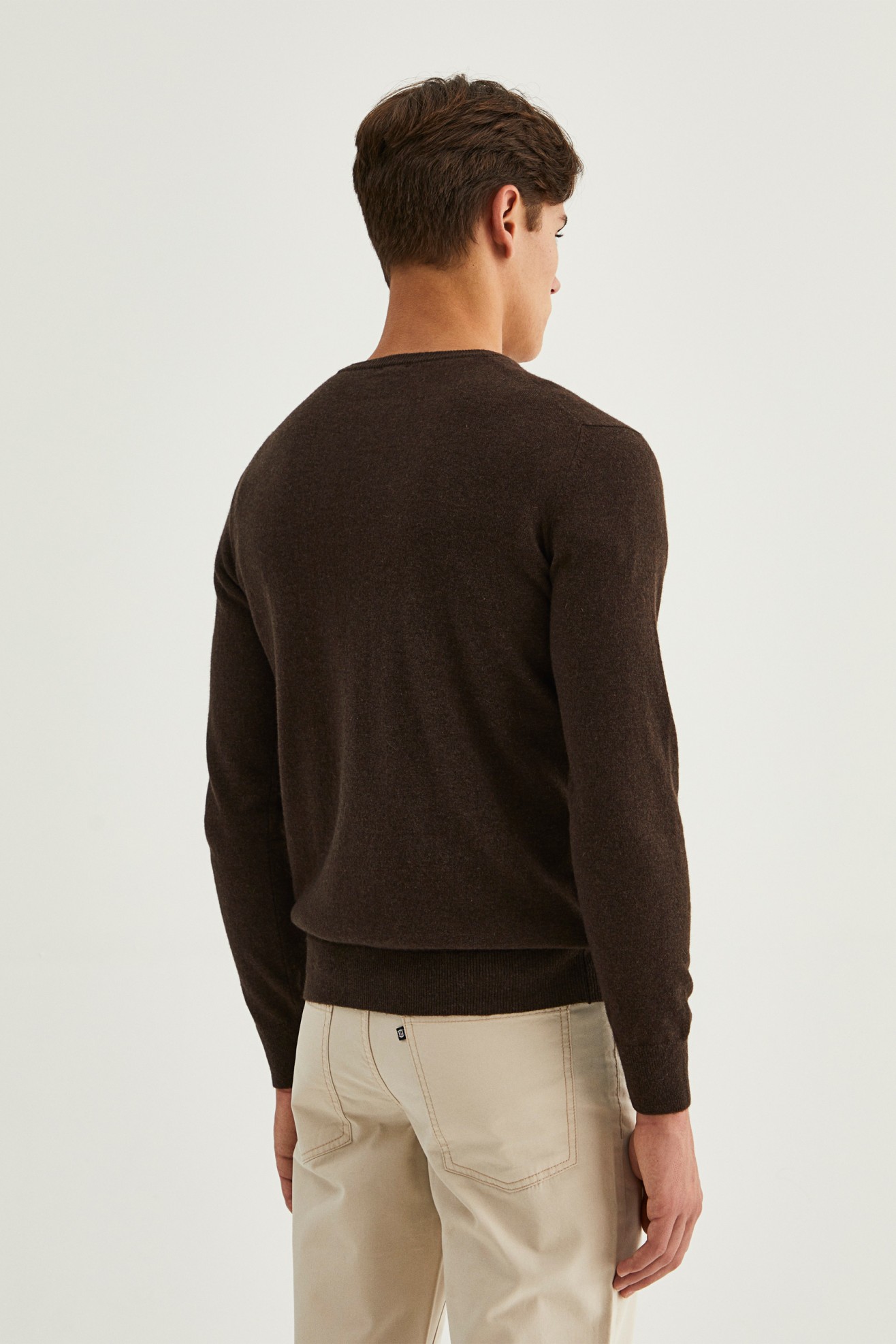 Pullover decote em V