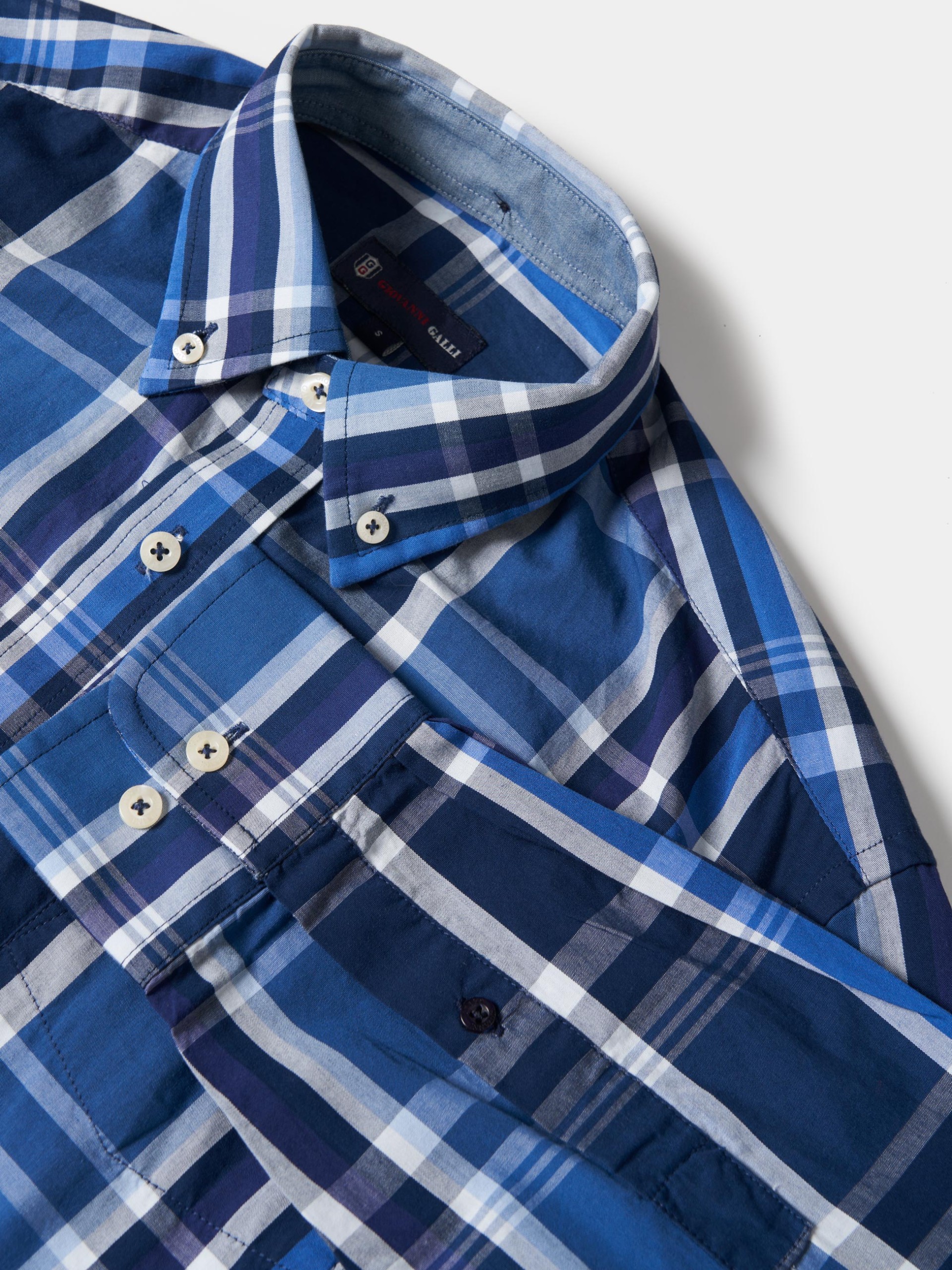 camisa slim fit a cuadros