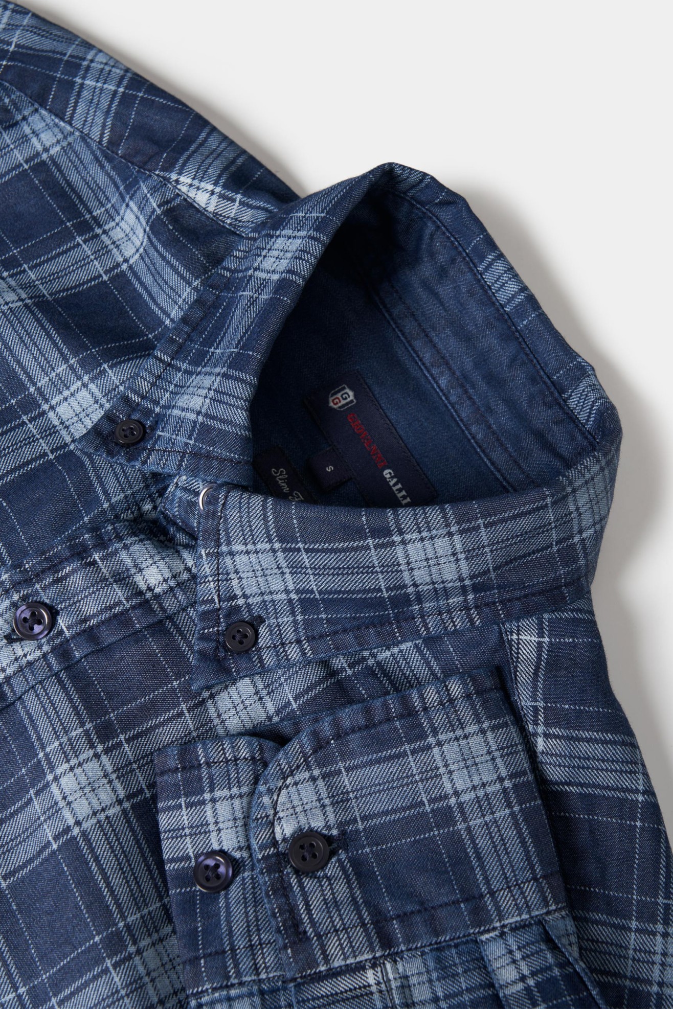 Camisa xadrez slim fit