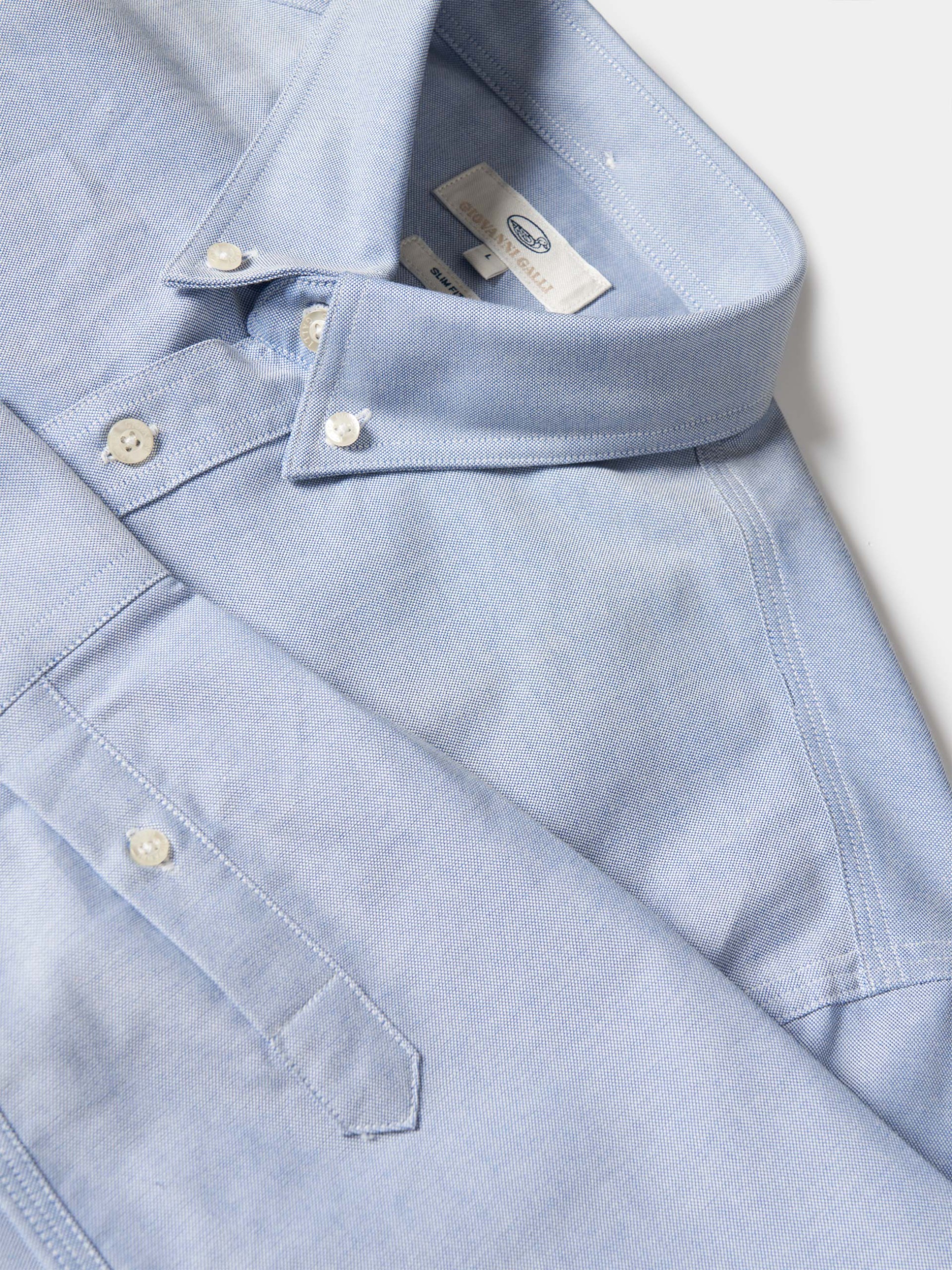 Camisa oxford slim fit