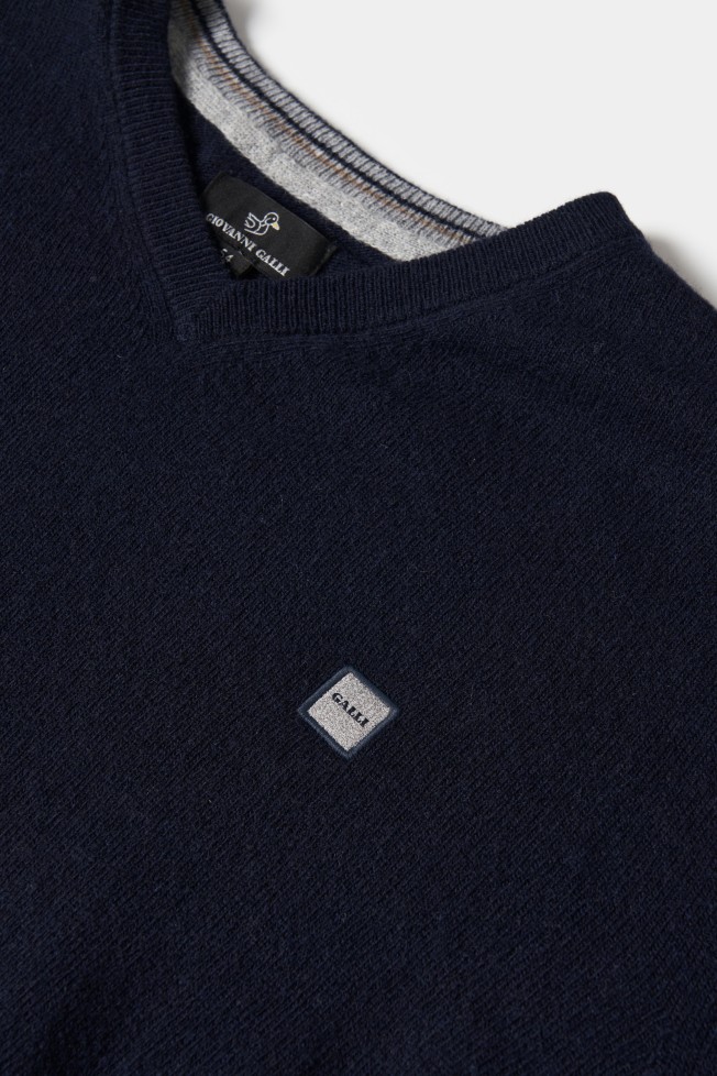 Jersey con cuello de pico