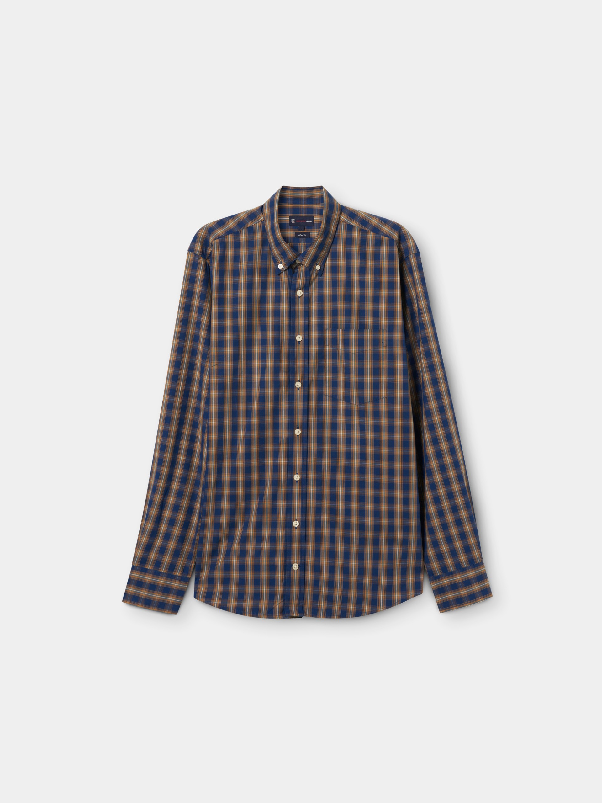 Camisa slim fit a cuadros