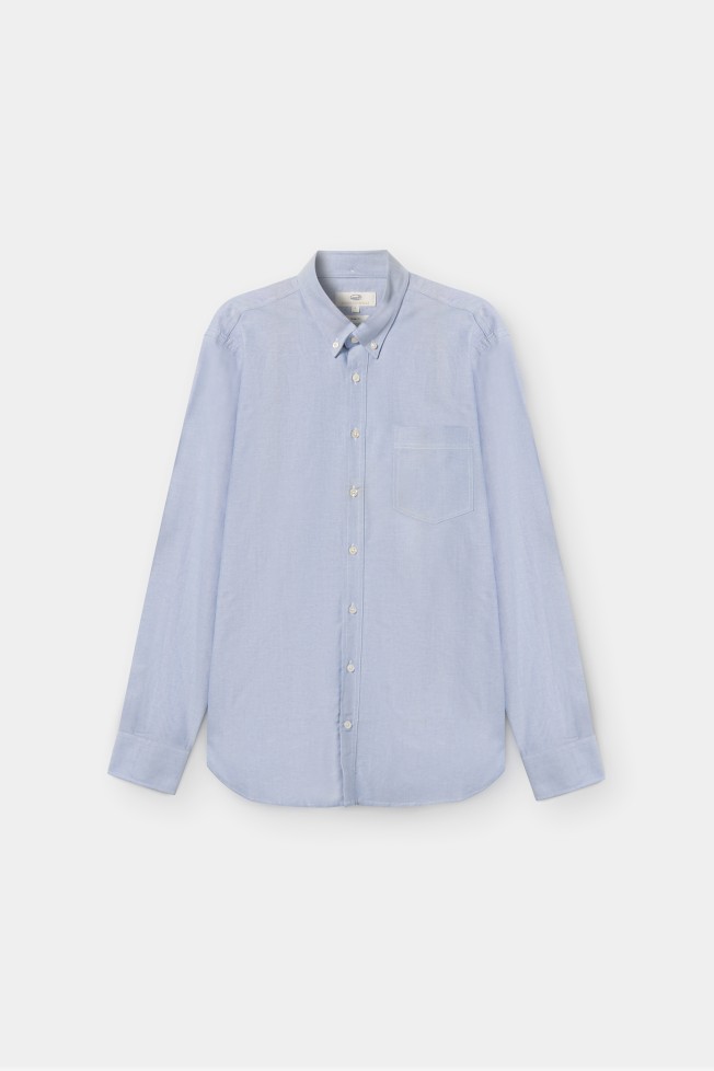 Camisa oxford slim fit