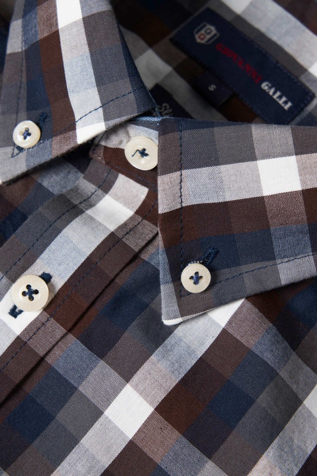 Camisa xadrez slim fit Camisa xadrez slim fit