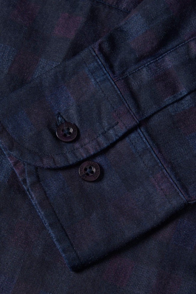 Camisa slim fit a cuadros