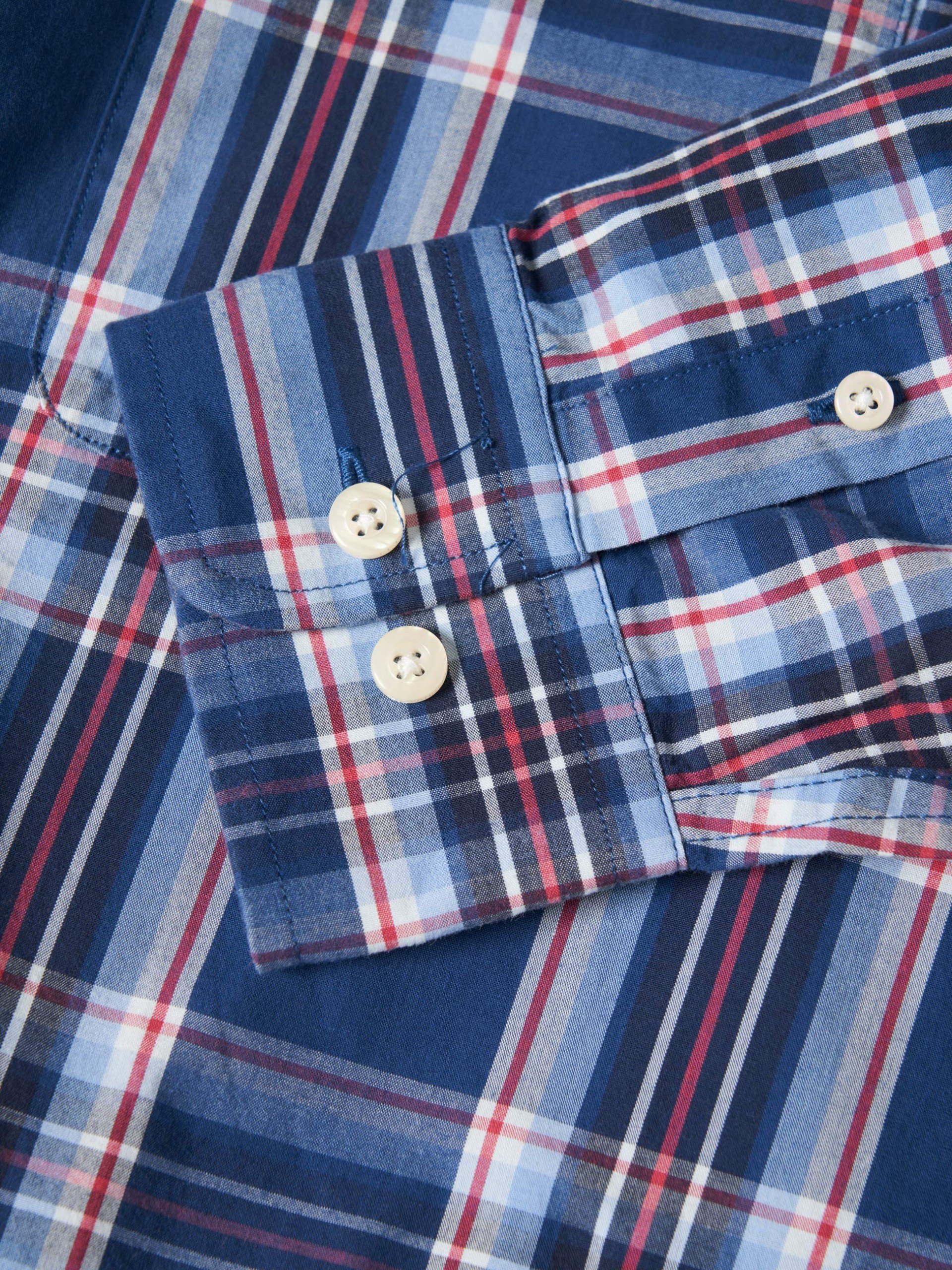 Camisa regular fit a cuadros