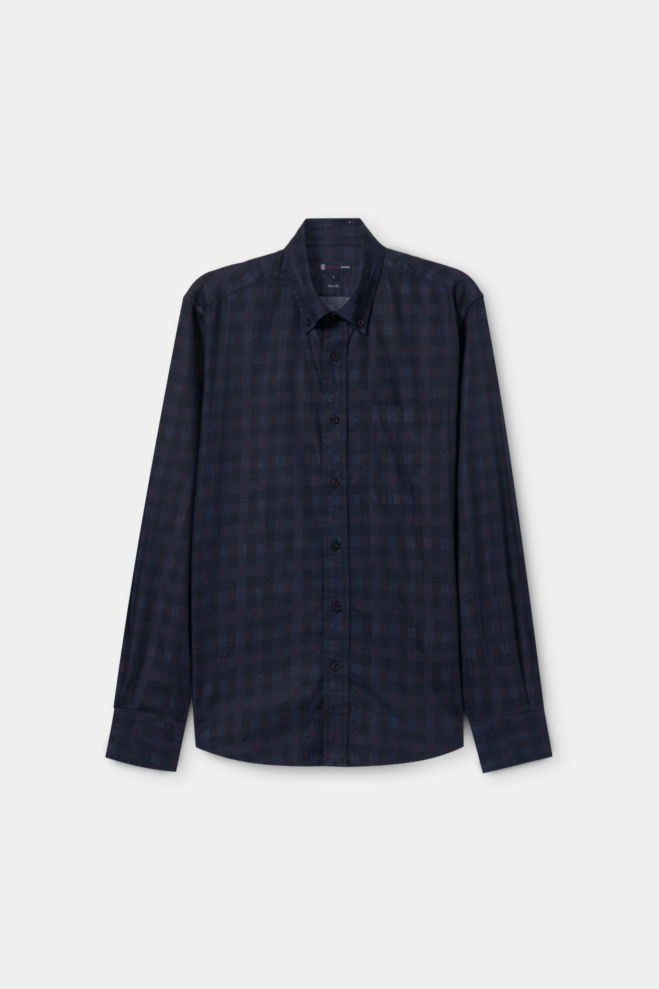 Camisa slim fit a cuadros
