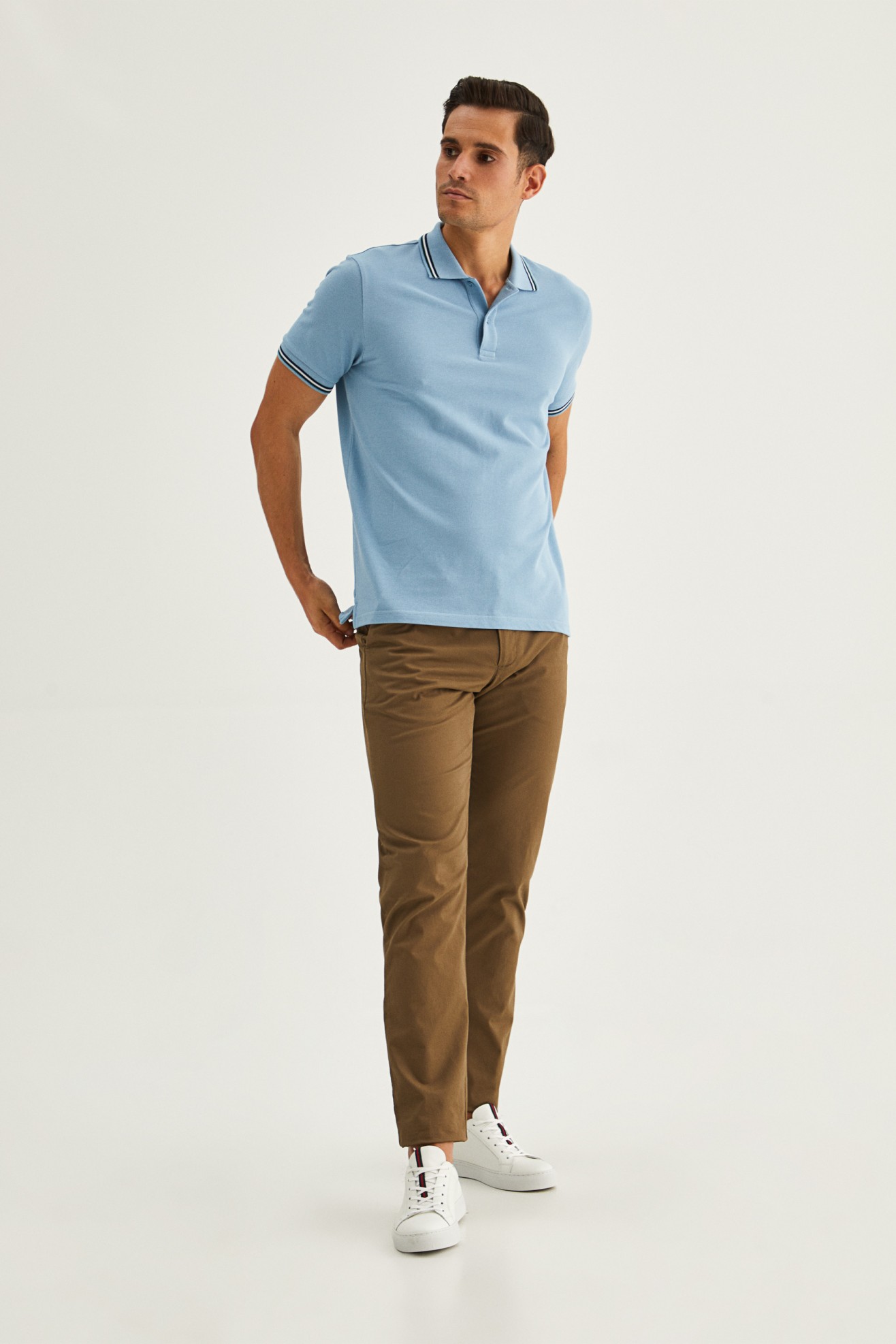 Polo piqu 100% algodo