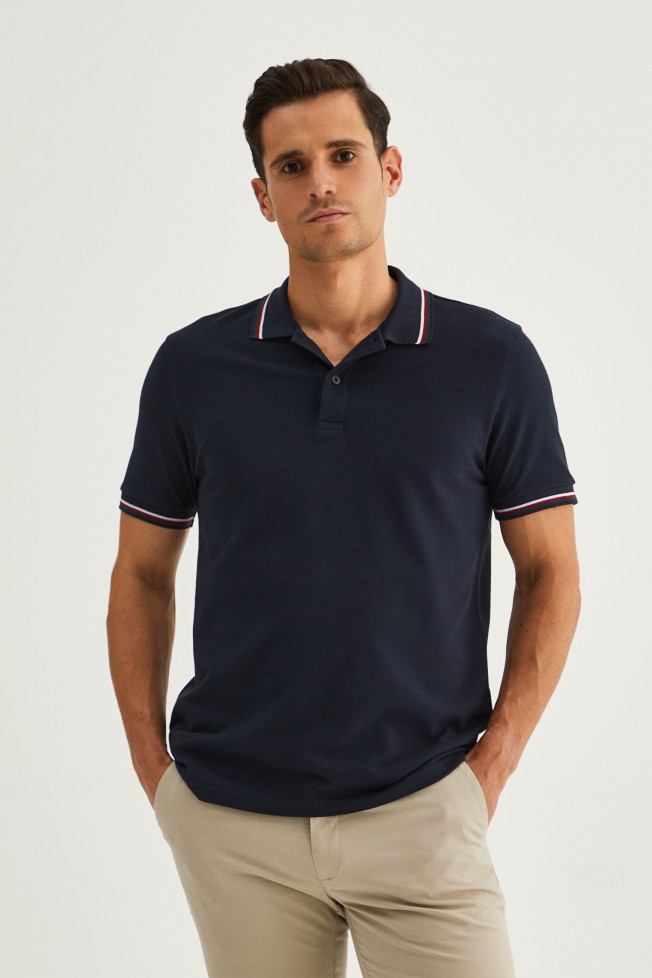 Polo de piqu 100% algodn