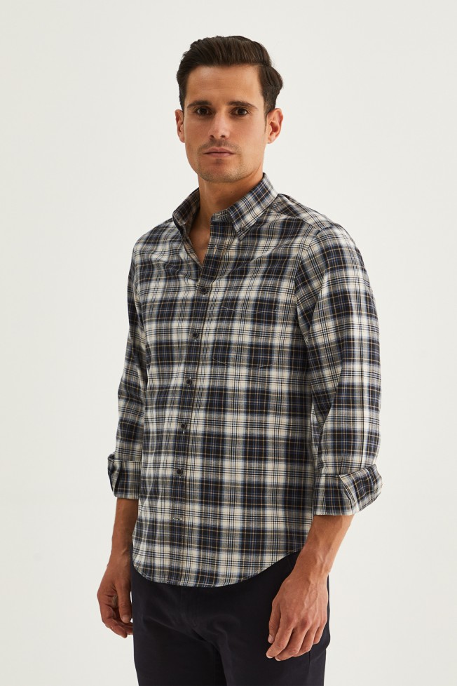 Camisa xadrez regular fit