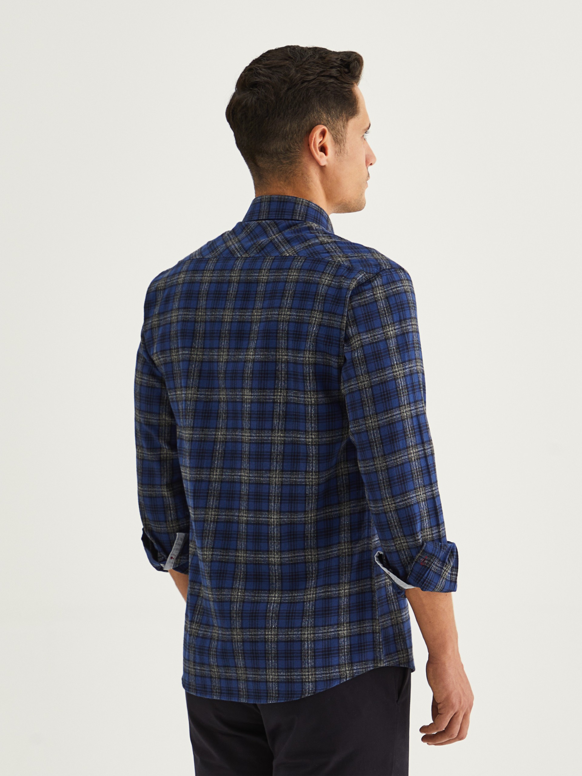 Camisa de cuadros slim fit