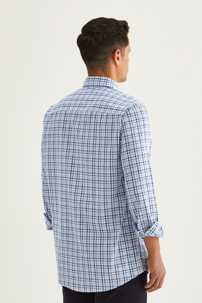 Camisa xadrez regular fit