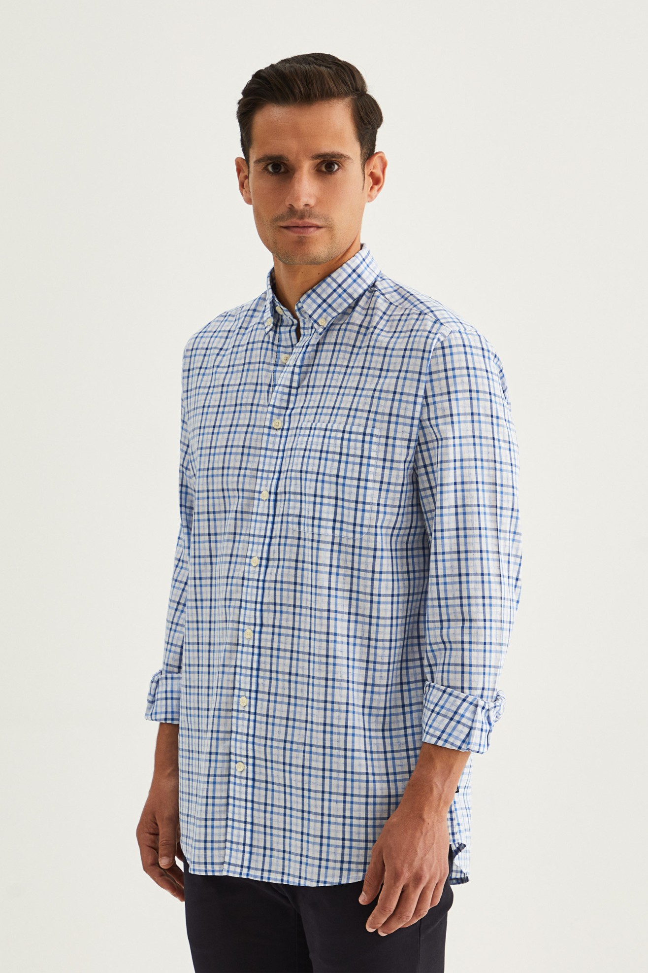 Camisa xadrez regular fit