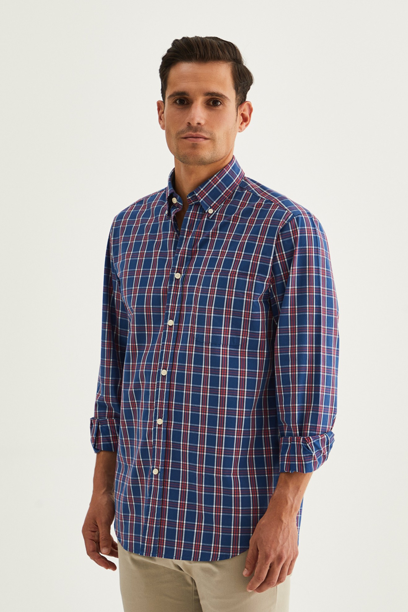 Camisa xadrez regular fit