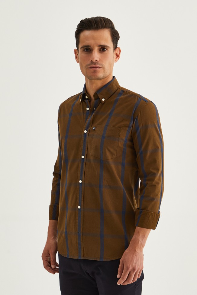 Camisa de cuadros slim fit