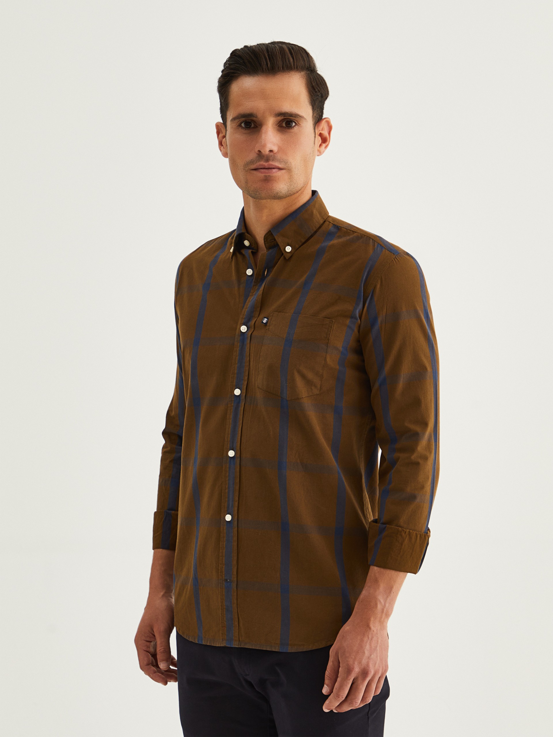 Camisa de cuadros slim fit