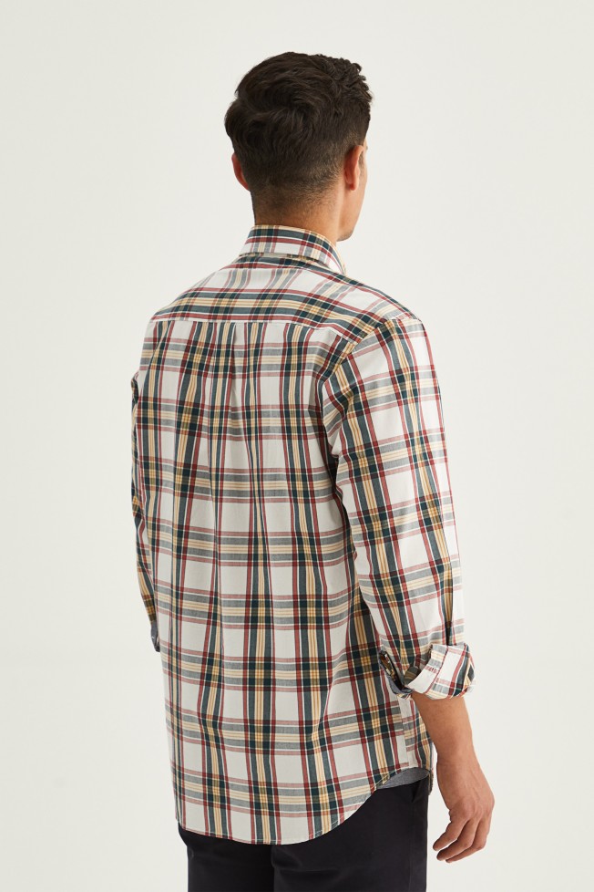 Camisa xadrez regular fit