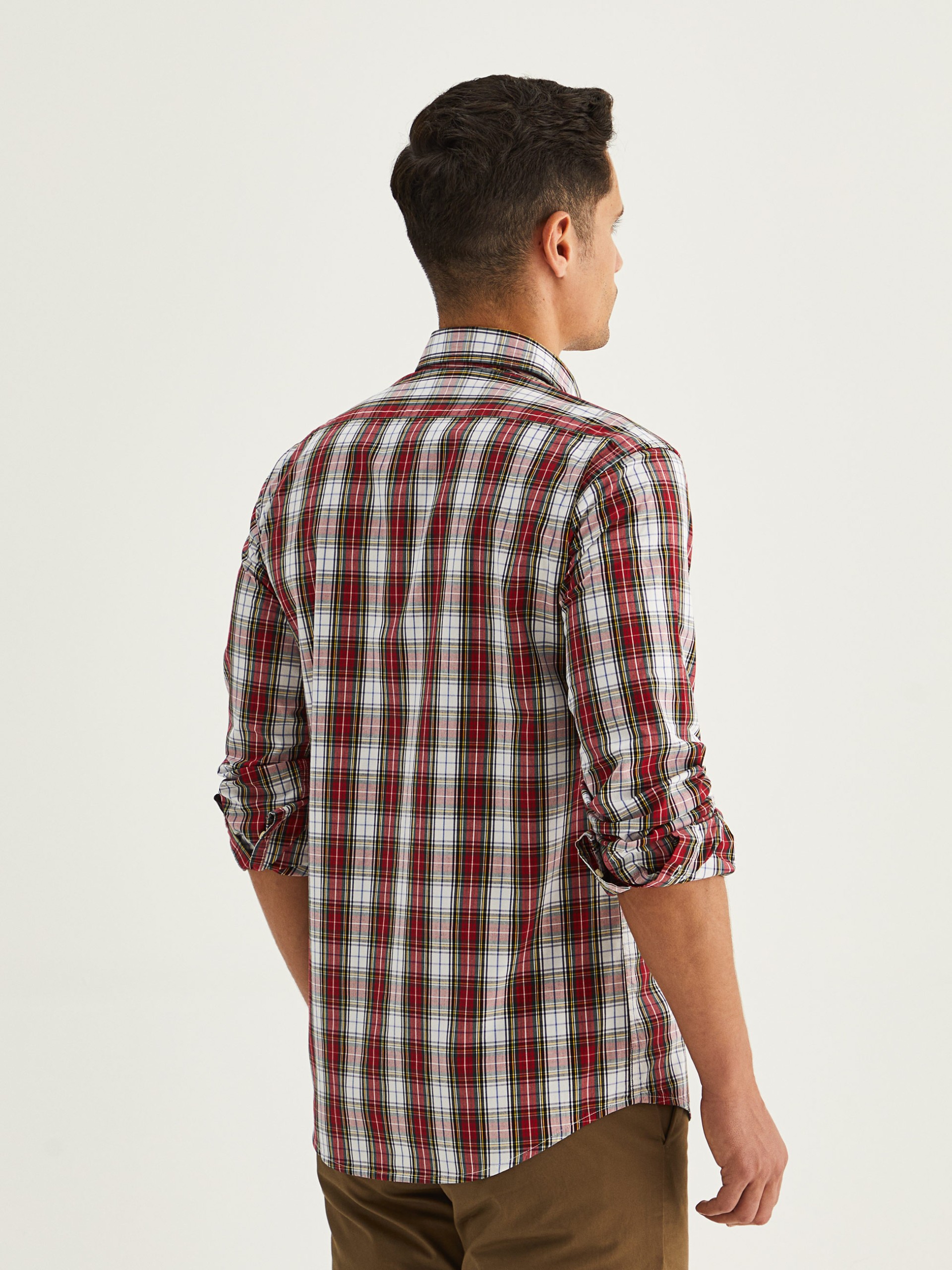 Camisa de cuadros slim fit