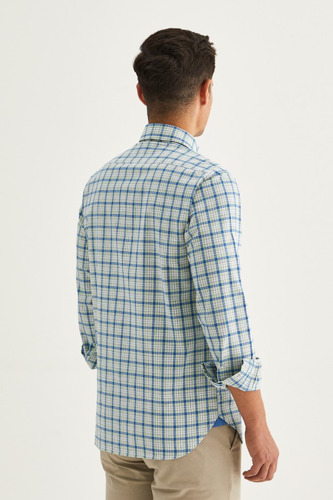 Camisa de cuadros slim fit