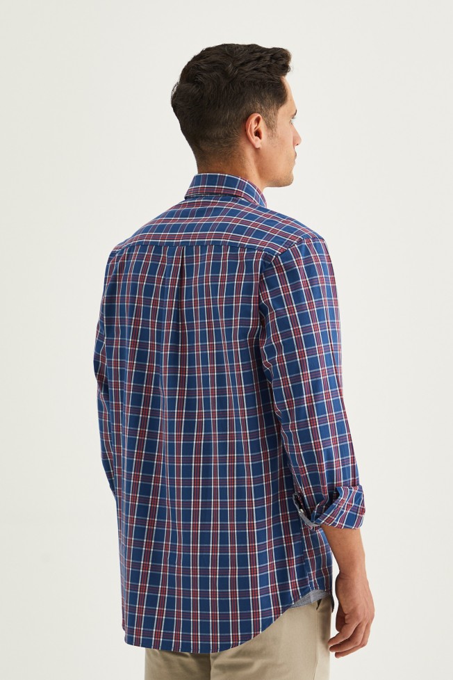Camisa xadrez regular fit