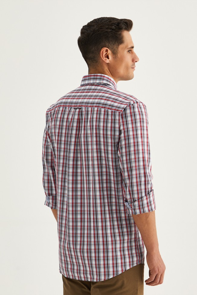 Camisa xadrez regular fit