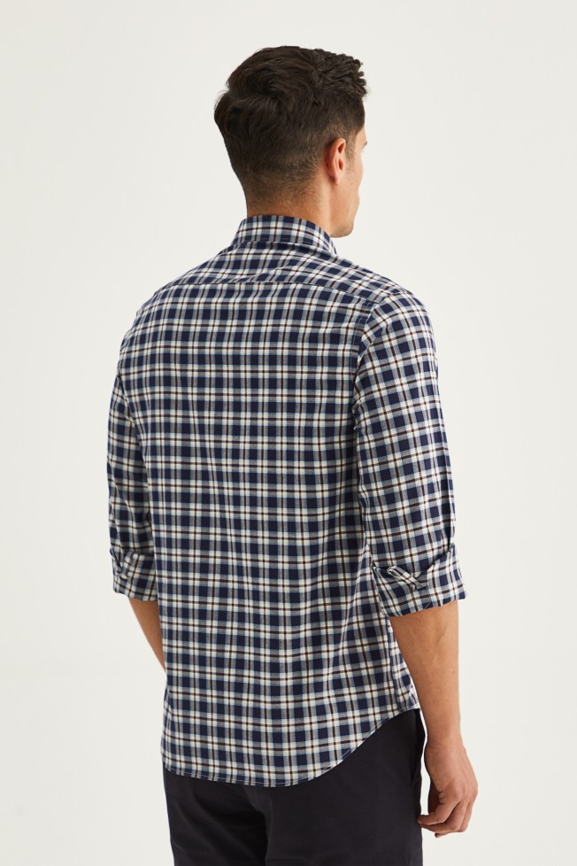 Camisa xadrez regular fit Camisa xadrez regular fit