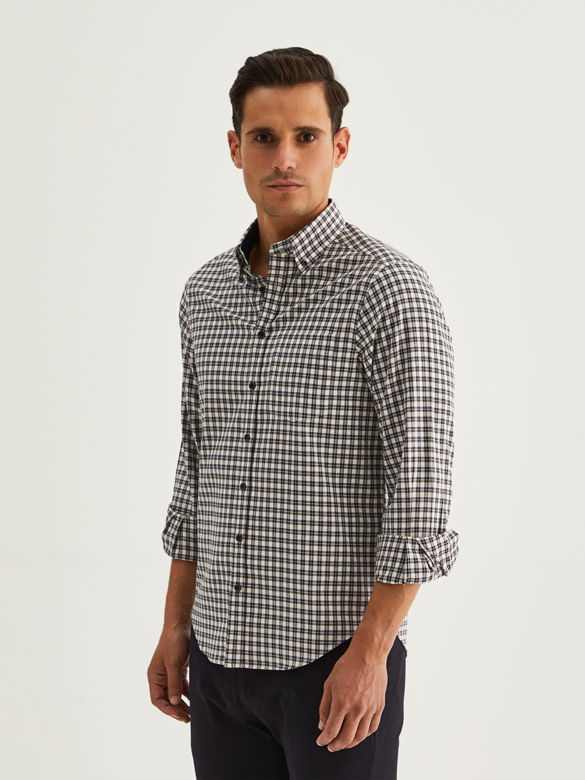 Camisa de cuadros regular fit