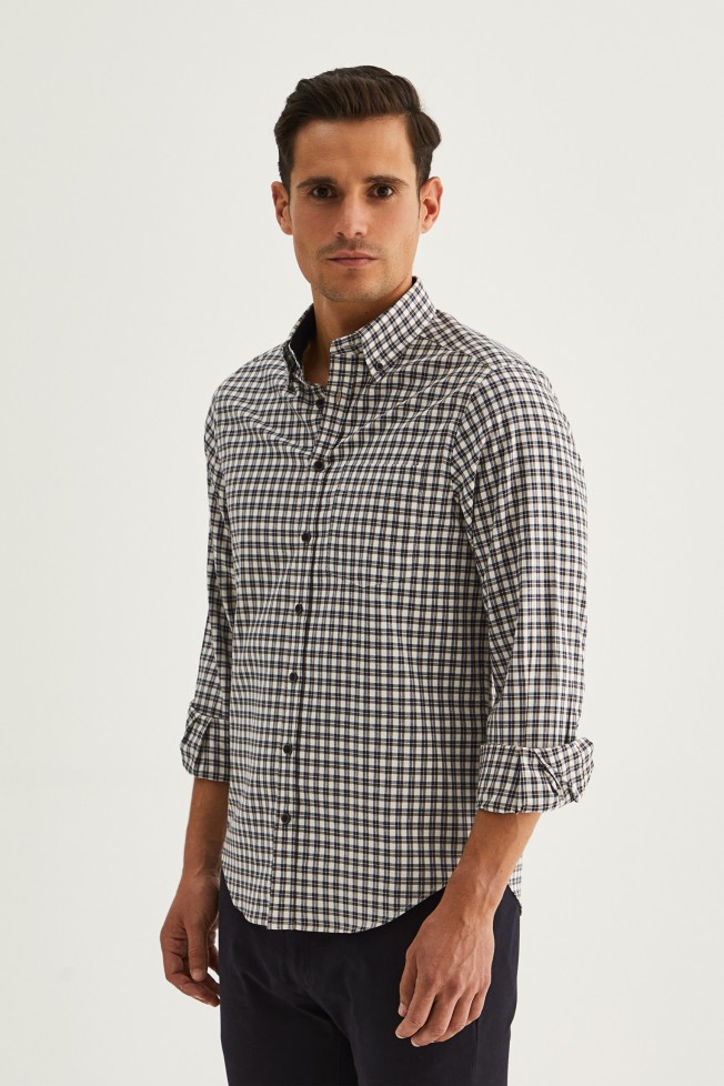 Camisa xadrez regular fit