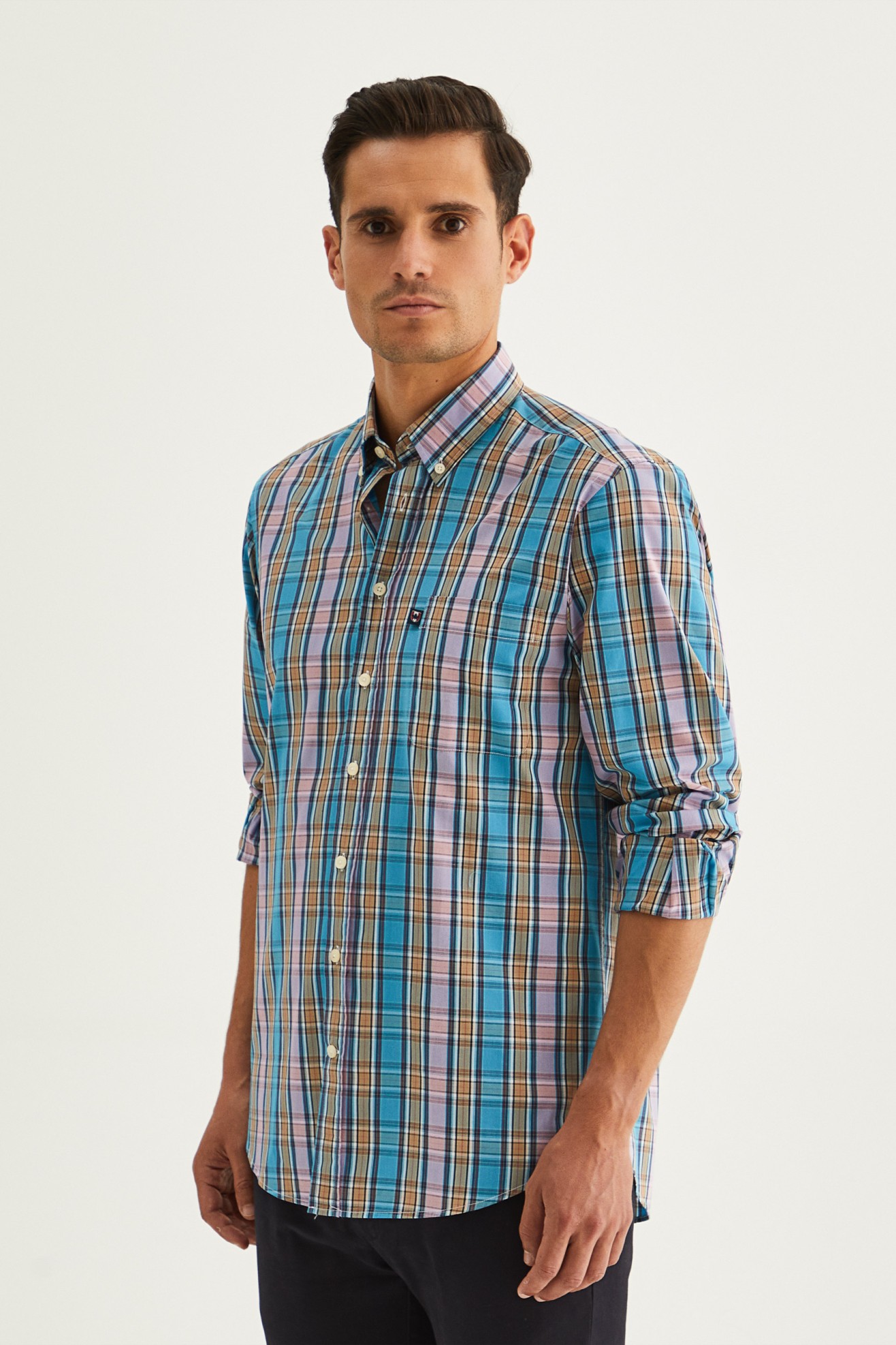 Camisa xadrez regular fit