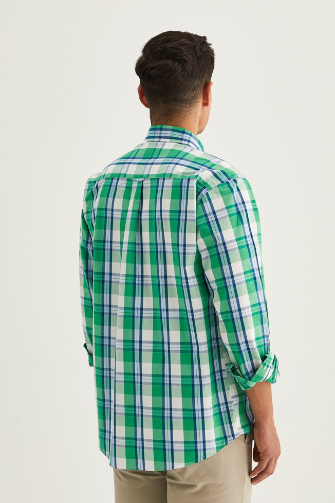 Camisa xadrez regular fit