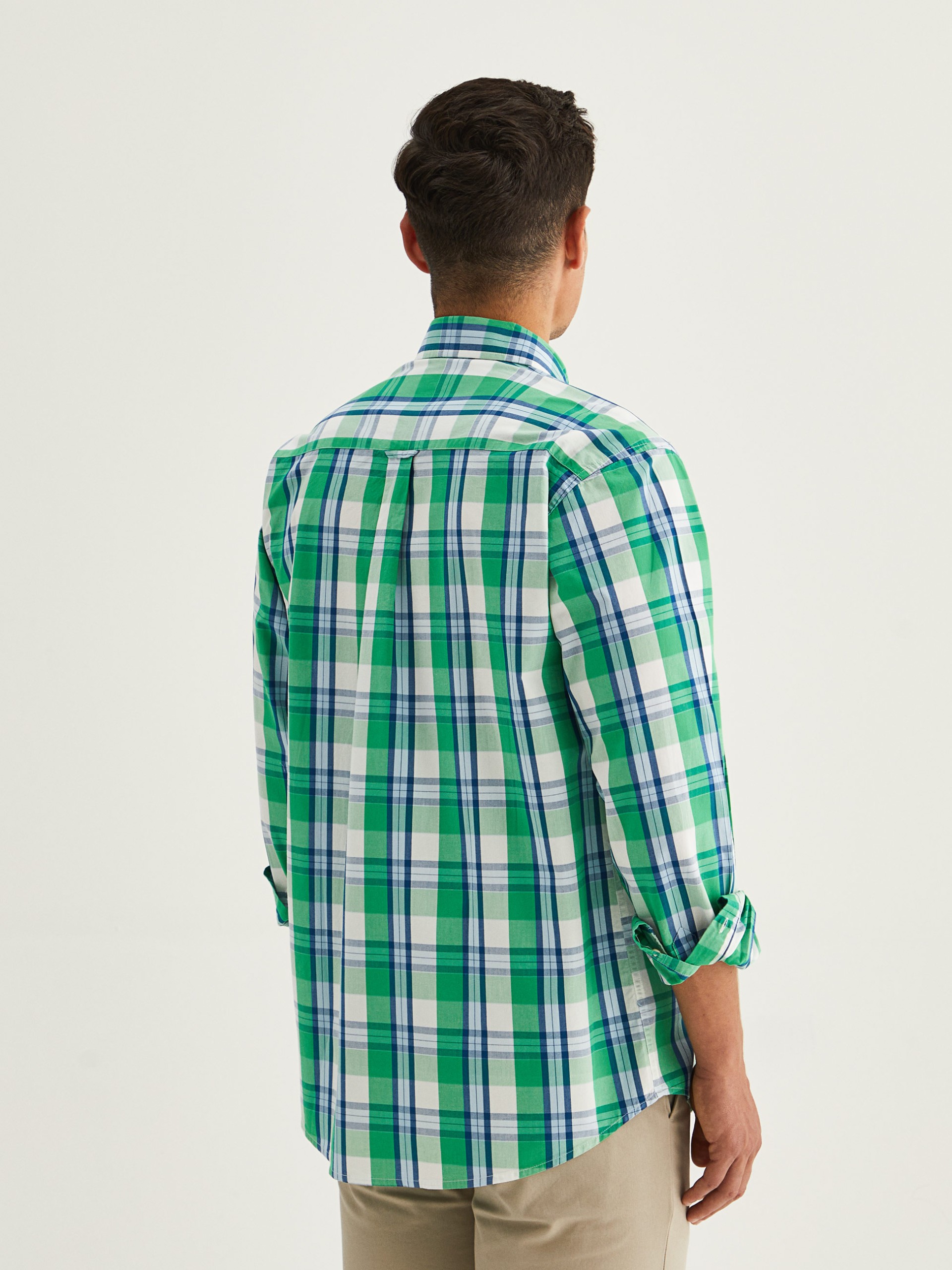 Camisa a cuadros de corte regular