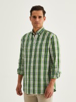 Camisa regular fit a cuadros