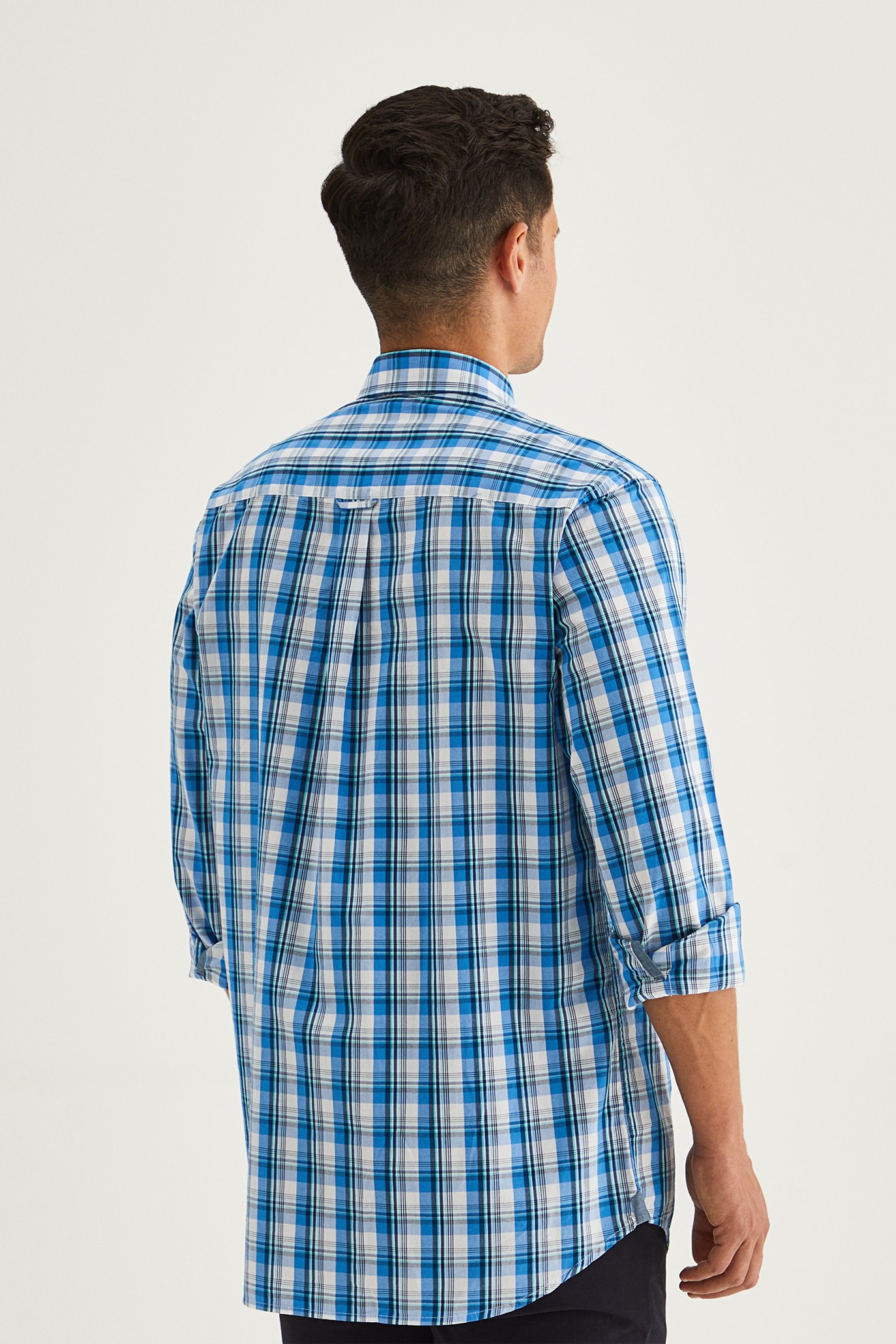 Camisa regular fit a cuadros