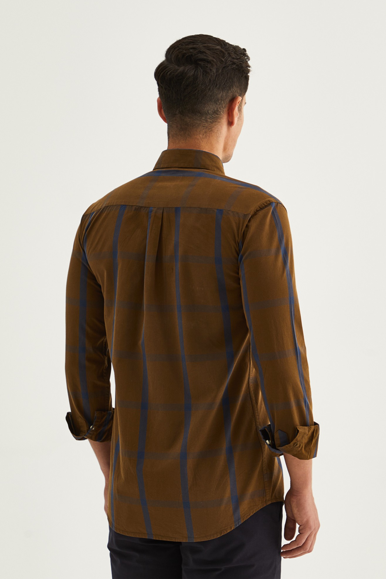 Camisa xadrez slim fit