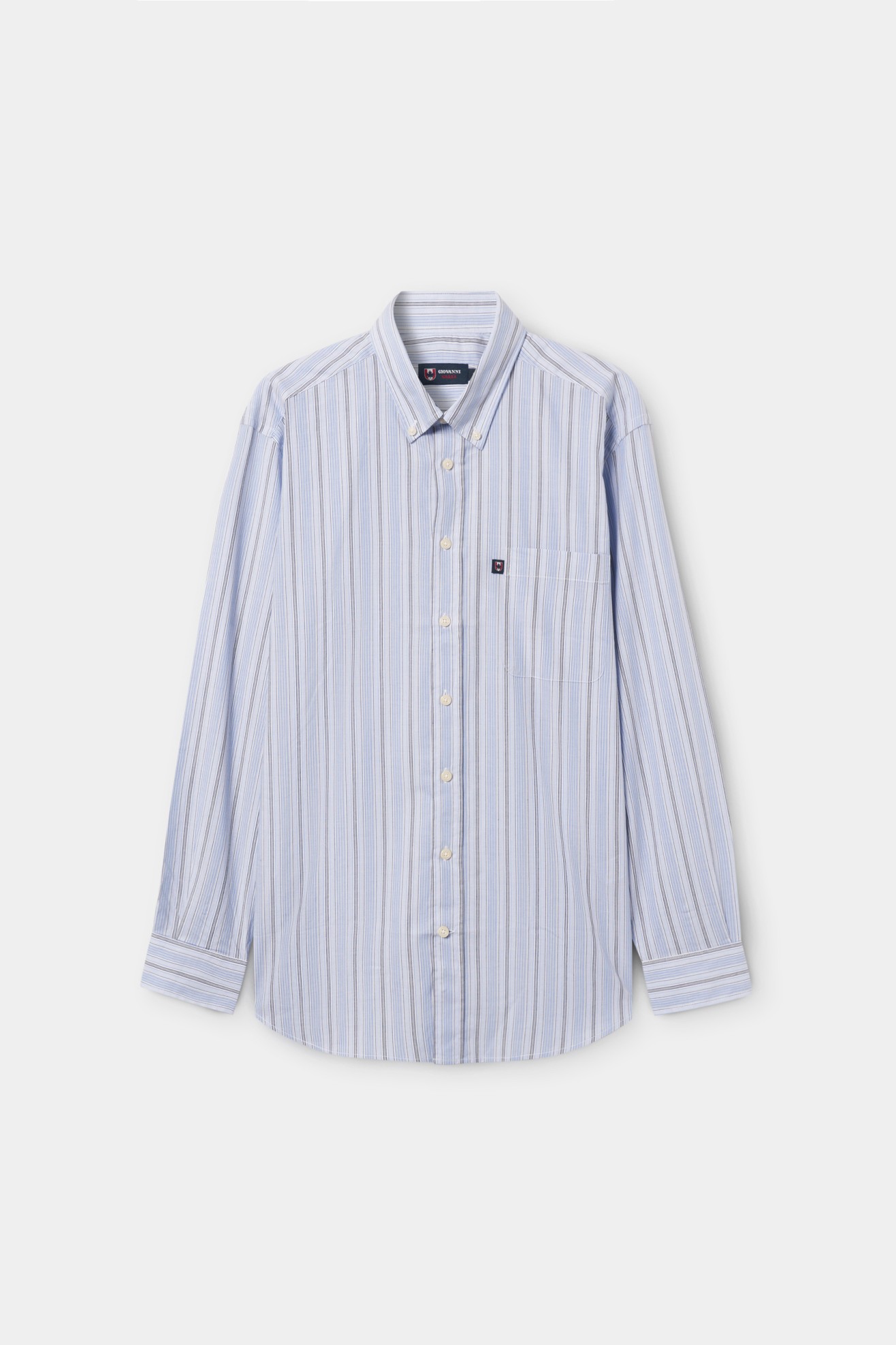 Camisa s riscas regular fit