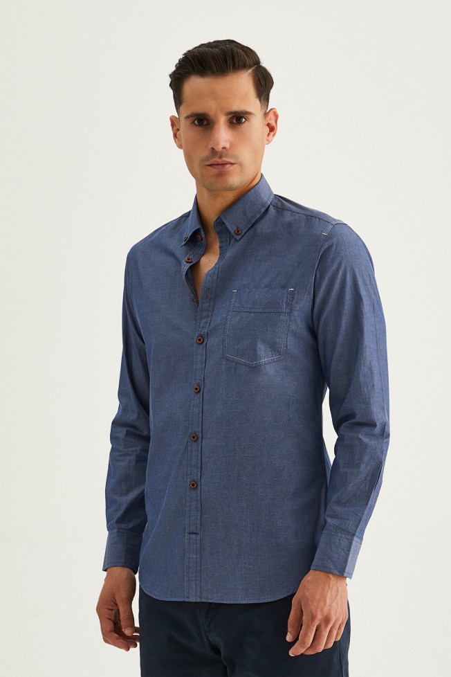 Camisa slim fit 