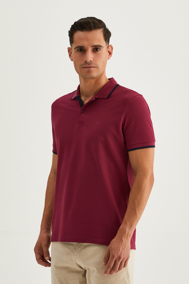 Polo piqué 100% algodão Polo piqué 100% algodão